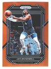 2022-23 Panini Prizm Jaylen Nowell Orange Prizm /49 #70 Timberwolves