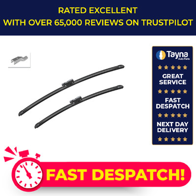 2x Wiper Blades (Pair) Flat Aero type A113S 3397014316 Bosch Aerotwin 600/500mm