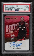 2017-18 Panini NBA Hoops Hot Signatures Rookies Bam Adebayo PSA 9 MINT Auto 1s6