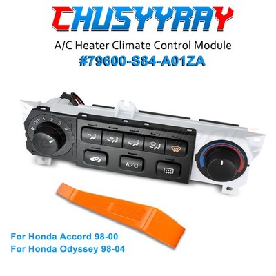 1x AC Heater Climate Temp Control Unit 79600-S84-A01ZA For 1998-00 Honda Accord