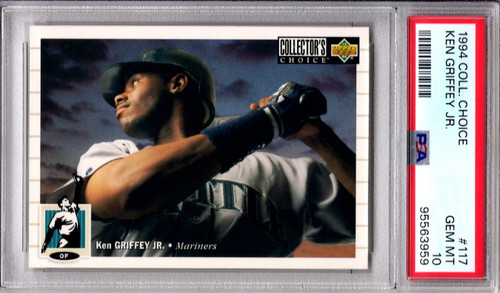 1994 Collectors Choice Ken Griffey Jr. PSA 10 GEM MINT # 117
