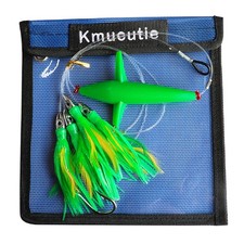 Set of seawater Big Game Fishing Marlin Tuna Trolling Lures with Bag Fishing ...
