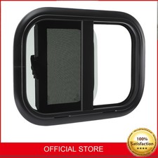 RV Window Sliding Window Horizontal For Van Motorhome Glass Dark Tint Waterproof