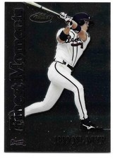 CHIPPER JONES 2000 TOPPS FINEST FINEST MOMENTS NL MVP CARD NEAR MINT+ CONDITION