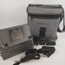 Audiovox 4” LCD Monitor Portable VCR  VBP1000S With Bag, Straps, & Adapter