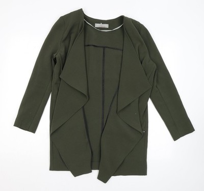 Dorothy Perkins grüne Damenjacke Größe 8   Wasserfall