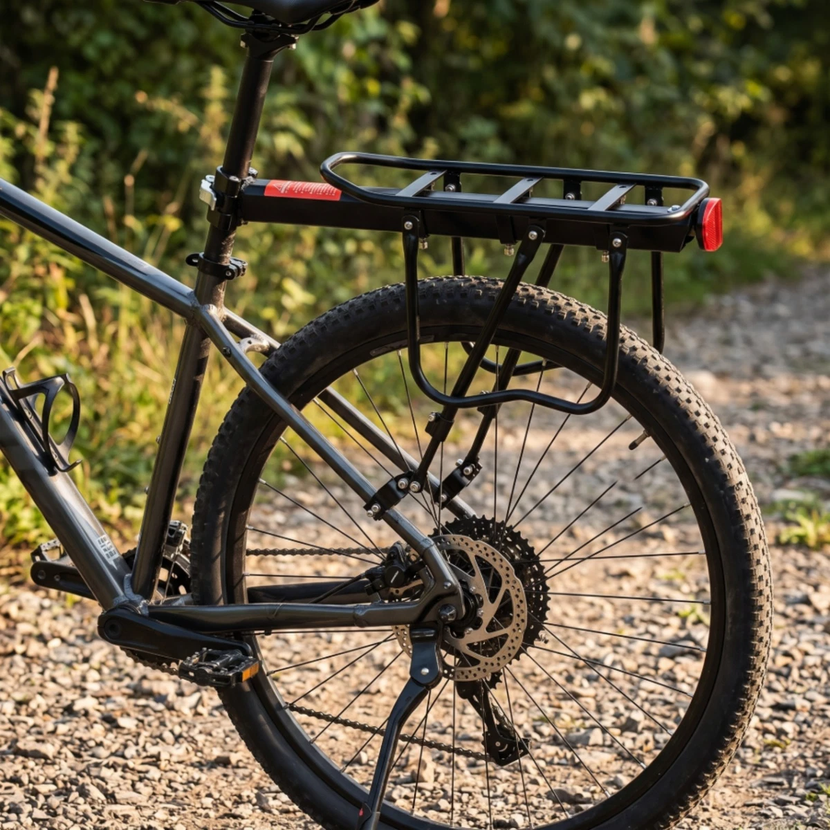 Rear Bike Cargo Rack Quick-Release Rear Bike Rack with Reflector Heavy Duty