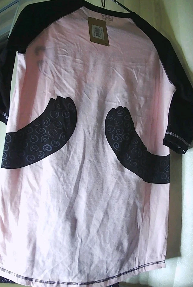 Conjunto de pijama de 2 piezas para mujer Lazy One Bear Hug talla pequeña nuevo con etiquetas Foto 3 de 4