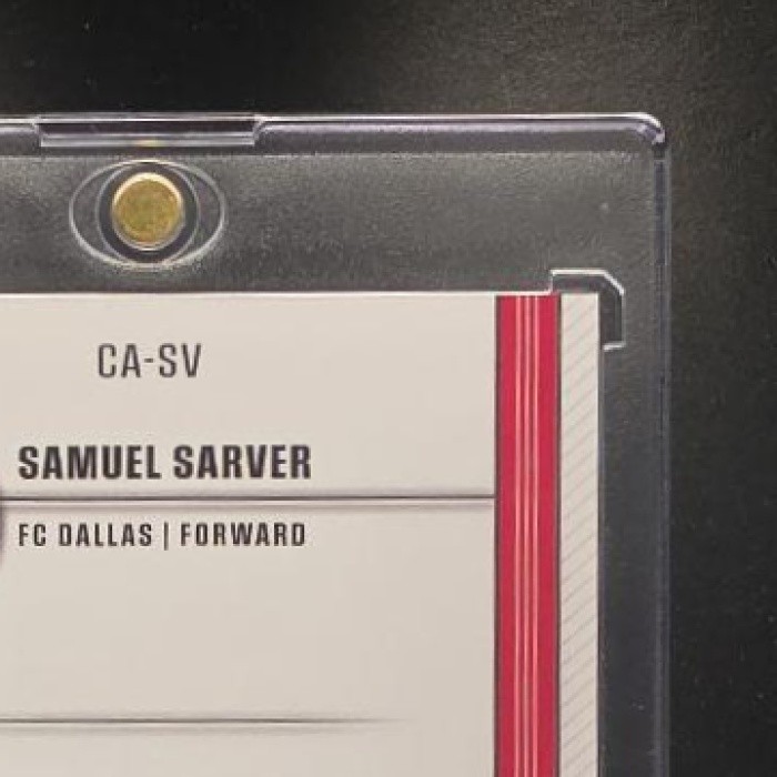 Samuel Sarver 2026 Topps Chrome MLS Soccer #CA-SV Rookie Auto SuperFractor 1/1 view 9