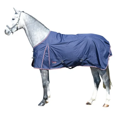 Equest Outdoordecke Halifax für Pferde 600 D - 100 g Nylon, navy - XL / 155 cm