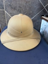 Vintage Military Safari Pith Sun Rigid Helmet Hat DSA-100-1863 8415-161-4773