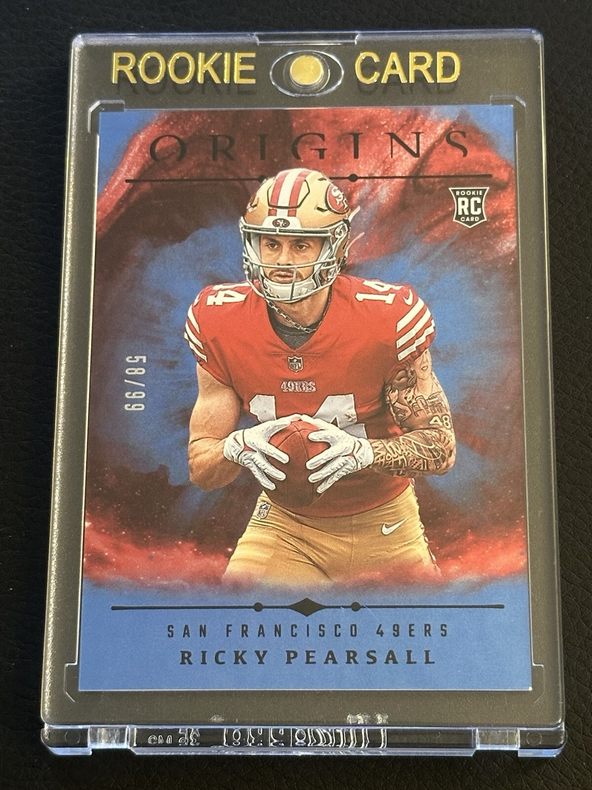 2024 Panini Origins - Rookie Blue Parallel #133 Ricky Pearsall /99 (RC)