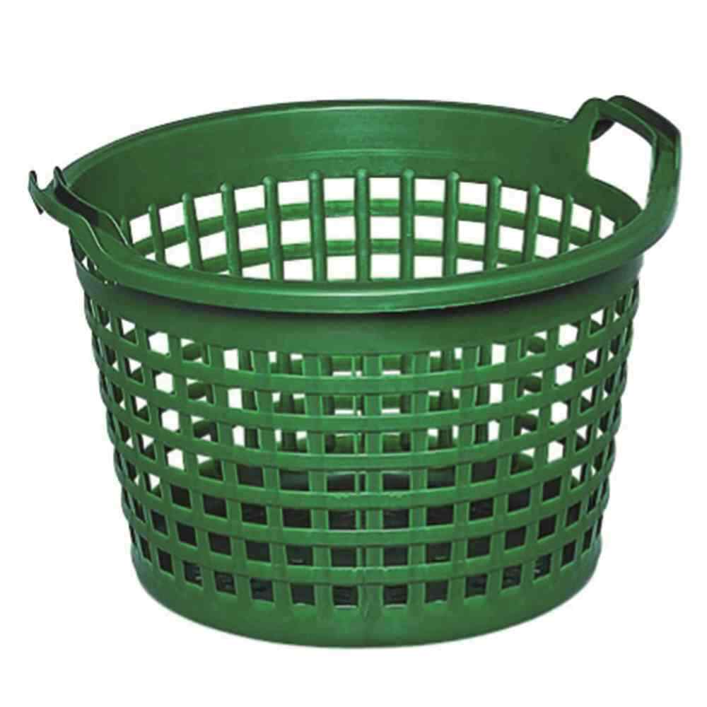 Kunststoffkorb Cesta Del Jardín Verde 15KG Plástico Cesta Jardín Mano Cesto