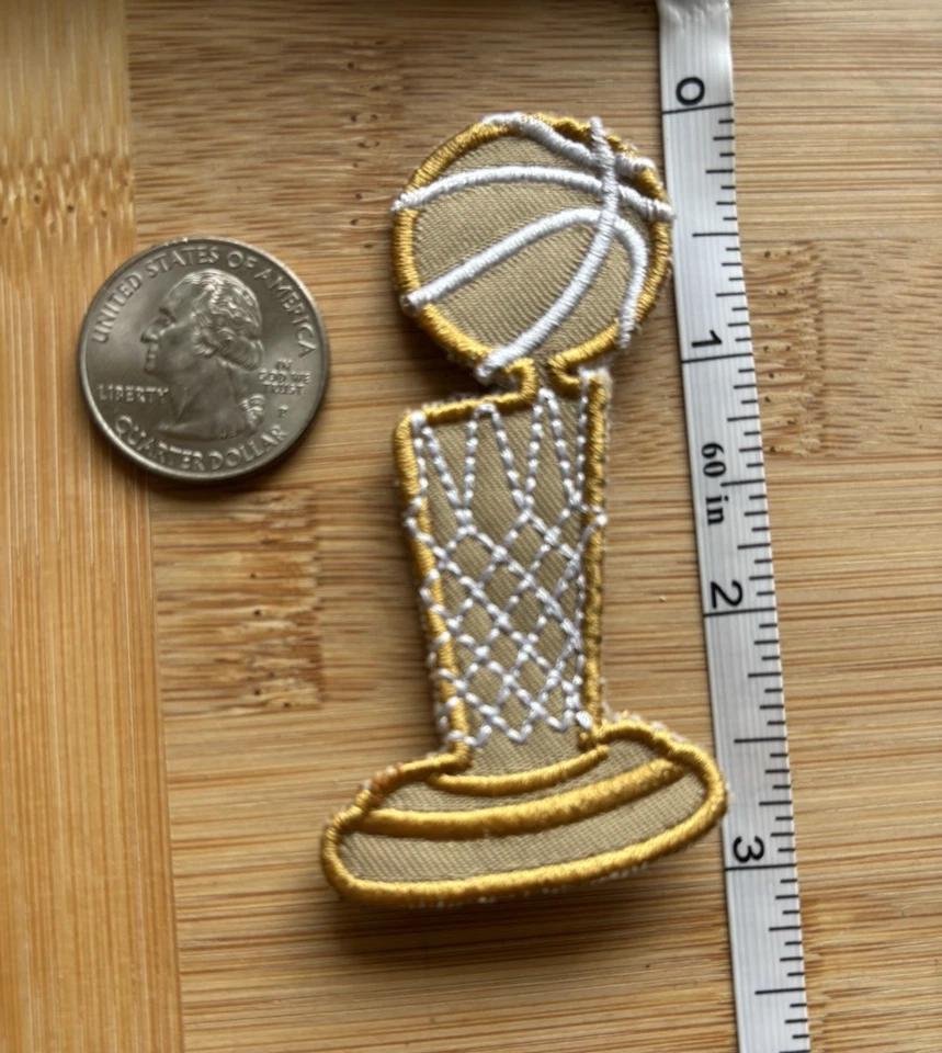 Трофей финала НБА Ларри О'Брайена чемпионата вышитая нашивка бесплатная доставка - Изображение 2 из 4