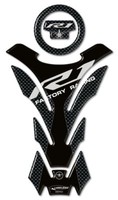 3D Carbon Folien Aufkleber Tank Schutz Kompatibel FüR Yamaha R1 R 1