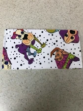 Soft Fabric Checkbook - Fully Lined - Fun Designer Doggy Print - NEW for Spring