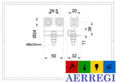 SWANEW Sistema Per Porte Scorrevoli Sistema A Binario Con Binario Da 152 Cm Per Porte Fino A 150 Kg Nero 54558318