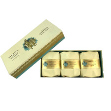 Jabón de baño de lavanda inglés vintage años 60 Yardley Londres Nueva York caja de tres