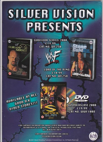 Power Slam Magazine #80 March 2001 Wrestling WWF The Rock Undertaker ECW WCW - Picture 2 of 10