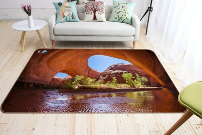 3D Red Cave ZHUA4066 Game Non Slip Rug Mat Photo Carpet Zoe