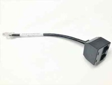 1 to 2 Port LAN Ethernet Network RJ45 Plug Splitter Extender Adapter Connector