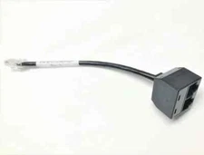 1 to 2 Port LAN Ethernet Network RJ45 Plug Splitter Extender Adapter Connector