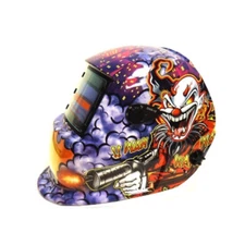 Powerweld Auto Darkening Graphic Welding Helmet, Klown - 9855G3