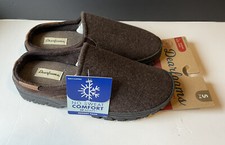 New Dearfoams Men's Oscar Microwool Clog Slipper Size Small 7-8
