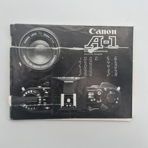 Canon A-1 Bedienungsanleitung #P2 - Afbeelding 1 van 2