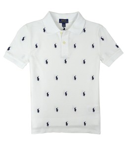 boys white ralph lauren t shirt