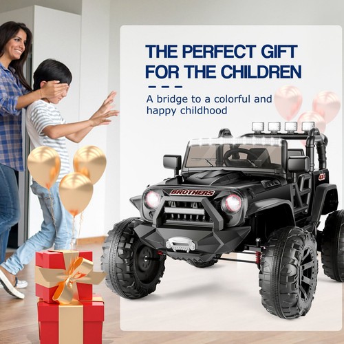 Electric 24V Kids Ride on Truck Car Vehicle Toys w/Remote Control 2Seat AUX Port - Picture 49 of 67