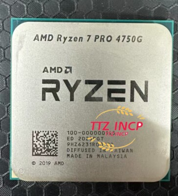 AMD R7 Ryzen 7 Pro 4750G 3.60GHz 8 Core 65W L3-8MB DDR4 Socket AM4 CPU Processor