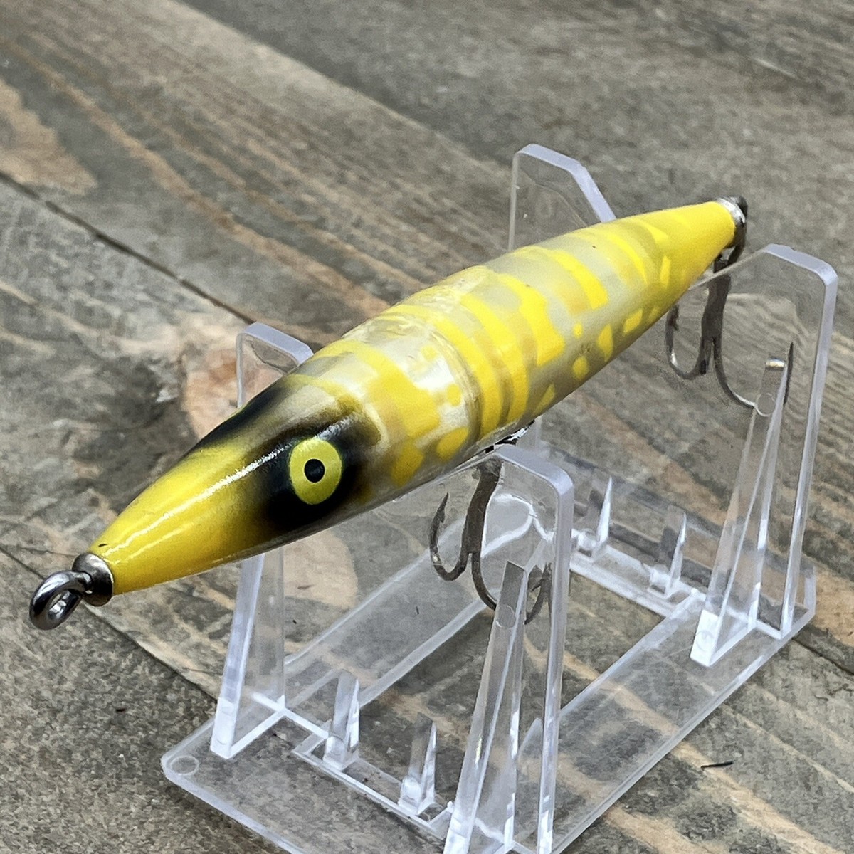 ルアー・フライ HEDDON DYING QUIVER Vintage Heddon Dying Quiver Yellow Topwater Bass Walleye A2 | eBay