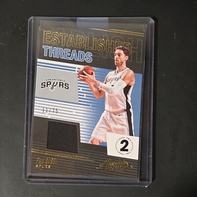 2018-19 Absolute Established Threads #ET-PGS Pau Gasol /75