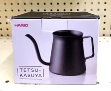 Hario Kasuya Mini Drip Kettle! Barista Champion Matte Black Stainless Coffee
