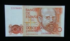 SPAIN  BANKNOTE 200 PESETAS  1980   "Clarín" Sin Serie  UNC  GEM