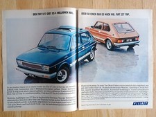 Fiat 127, Werbung, Werbeanzeige, Reklame, 197...