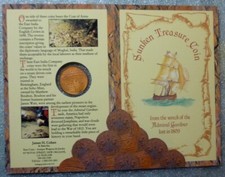 1808 INDIA - 10 CASH - ADMIRAL GARDNER SHIPWRECK - BU COPPER - SUNKEN TREASURE
