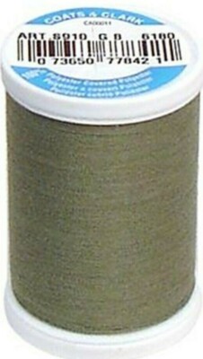 Coats & Clark ~ Dual Duty All Purpose Thread, 250 yd ~ (S910-6180 - Green Linen)