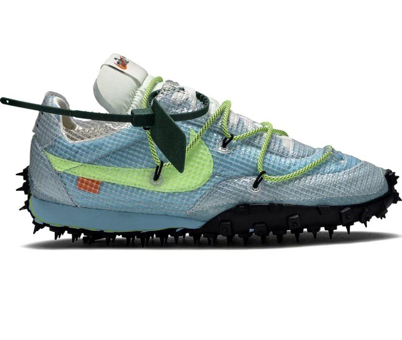 Nike x Off-White Waffle Racer Vivid Sky 2019 DS Size 12W / 10.5M