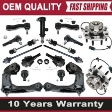 15pc 4WD Front Wheel Bearing Hub Control Arm for Chevy GMC Silverado Sierra 2500