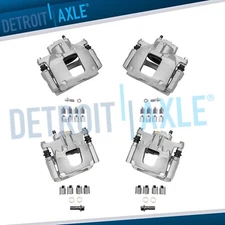 Front & Rear Disc Brake Calipers w/ Bracket for 2008 - 2017 Jeep Wrangler Nitro