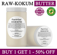 Raw Kokum Butter 32 oz. / 2 lbs. 100 Pure Natural Organic Cold Pressed Bulk