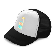 Kids Trucker Hat Hopes and Dreams Heart Bottle Polyester Boys Caps  Girls Caps