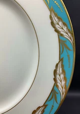 Lenox Bellevue Sea-Green (P-524-247) Lenox Gold Leaves Sea Green Band Smooth