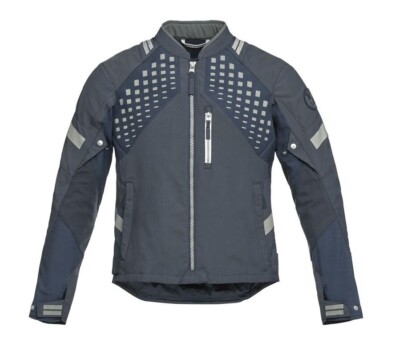 Original BMW Motorrad Jacke Aravis AIR Herren blaugrau Größe 54 76115A80C43 