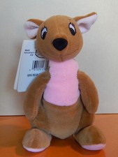 The Disney Store Winnie the Pooh KANGA 7" Mini Bean Bag Plush NEW w/Tags
