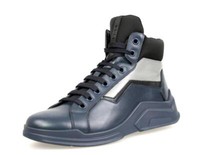 Prada Polarius Prax Chunky High Top Sneaker Stiefel 4T2802 Navy Neu - 6,5 40,5