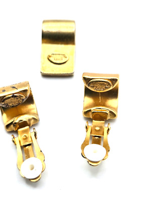 DRYBERG KERN signed Clip earrings and Charm ''Nothing is Constant but Change'' set