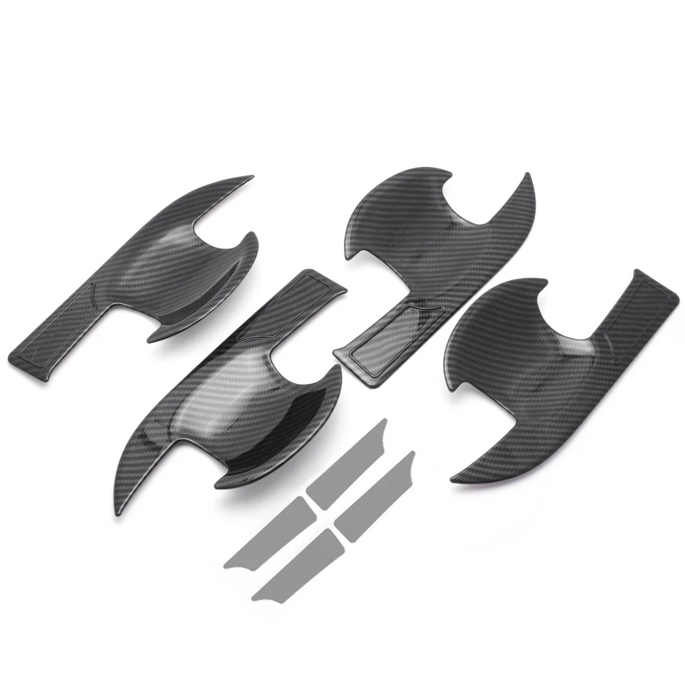 Kit de manija de puerta + cubierta de cuenco estilo fibra de carbono para Honda Accord 2018-2022 Foto 4 de 4